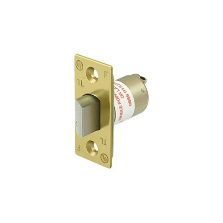 Deltana G2 Reg. Latch, Privacy 2-3/8 in Polished Brass G2RLPR238U3